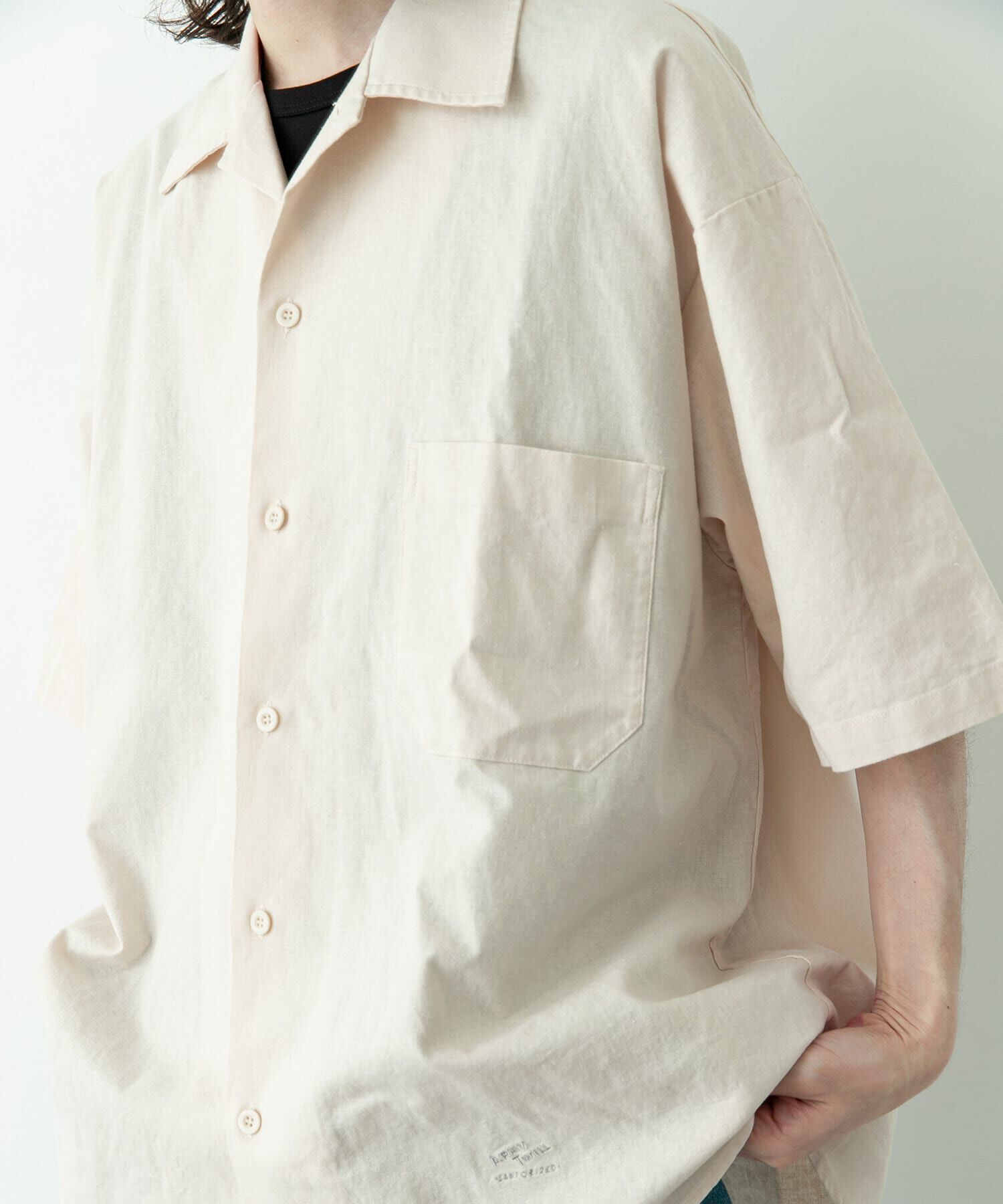 Sonny Label 「ARMY TWILL　COTTON LINEN HS SHIRTS」|シャツ・ブラウス|