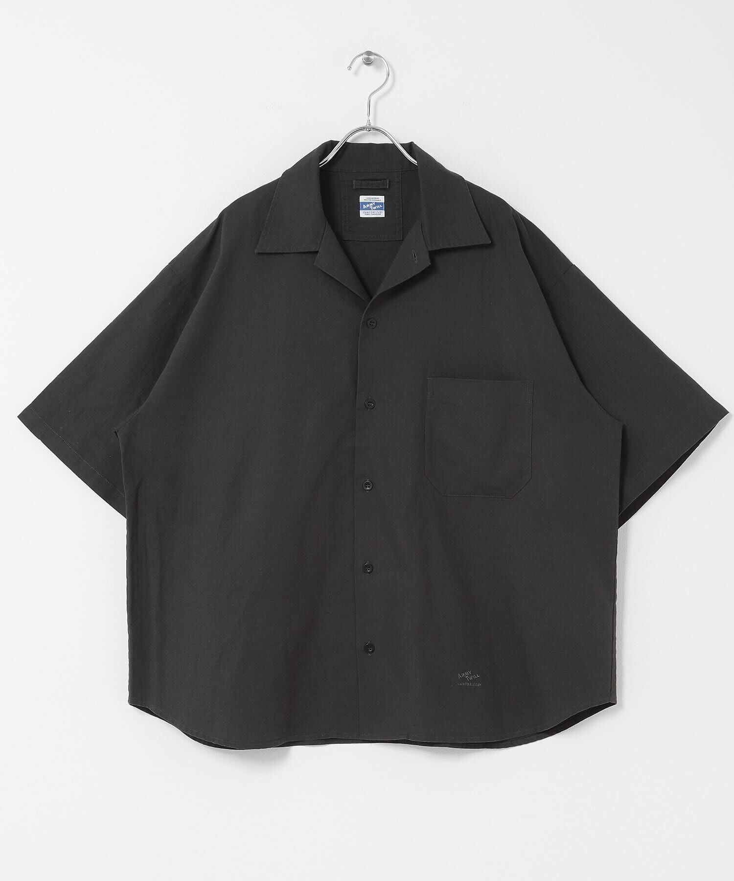 Sonny Label 「ARMY TWILL　COTTON LINEN HS SHIRTS」|シャツ・ブラウス|チャコールグレー