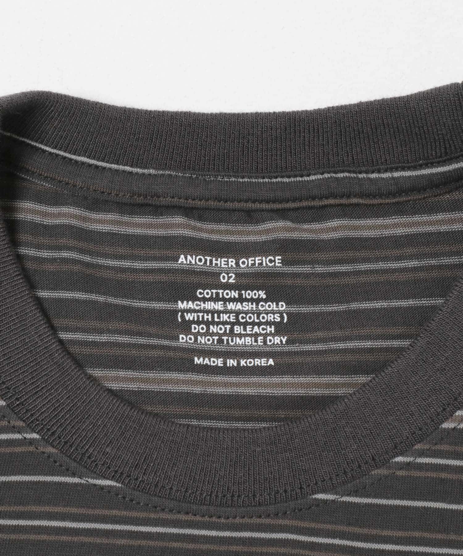 URBAN RESEARCH「ANOTHER OFFICE　O.MULTI STRIPE POCKET T-SHIRTS」|Tシャツ・カットソー|