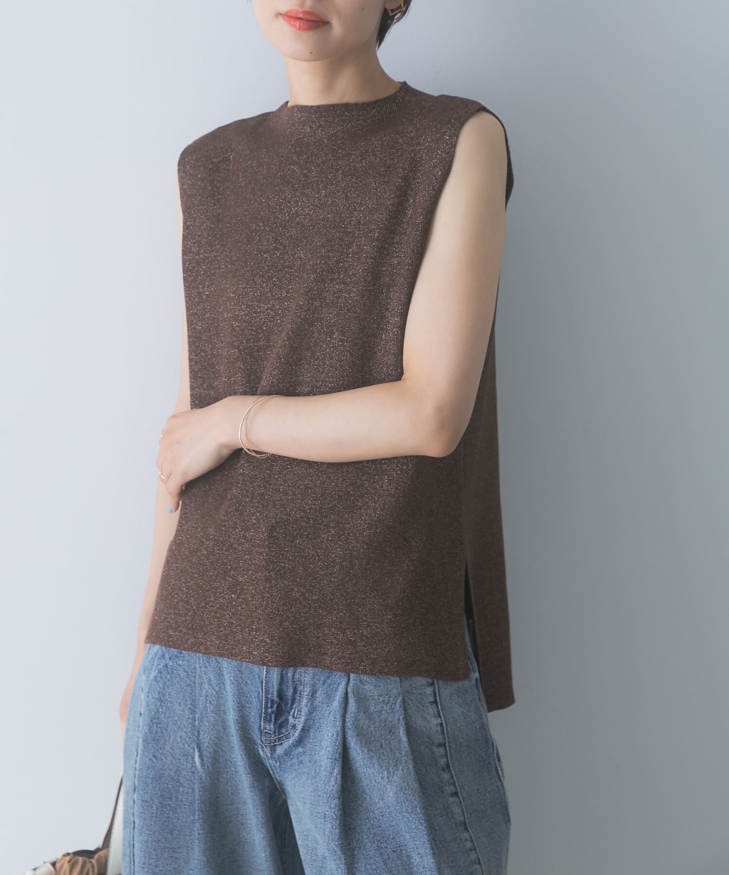 URBAN RESEARCH ROSSO「接触冷感ハイネックラメプルオーバー」|その他|