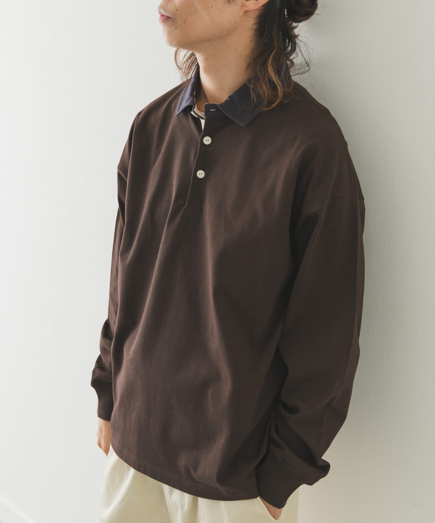 Sonny Label 「ラグビーカラーロングスリーブシャツ」|Tシャツ・カットソー|