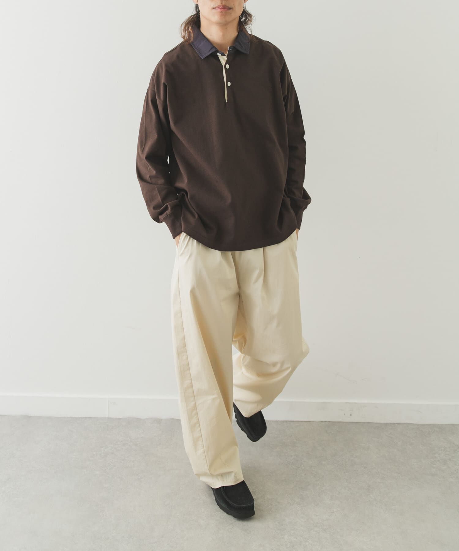 Sonny Label 「ラグビーカラーロングスリーブシャツ」|Tシャツ・カットソー|