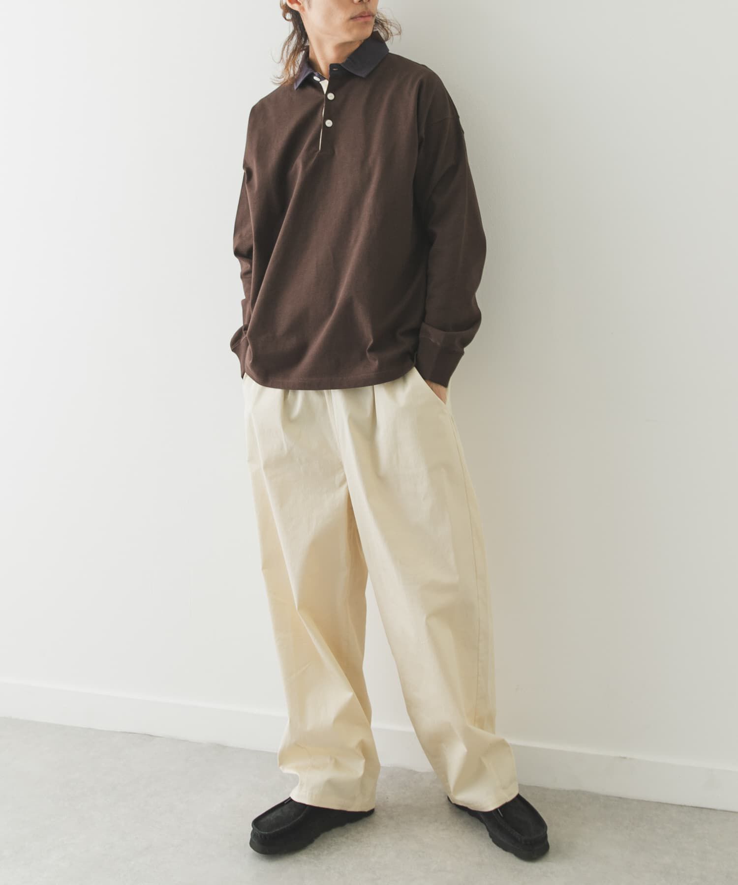 Sonny Label 「ラグビーカラーロングスリーブシャツ」|Tシャツ・カットソー|