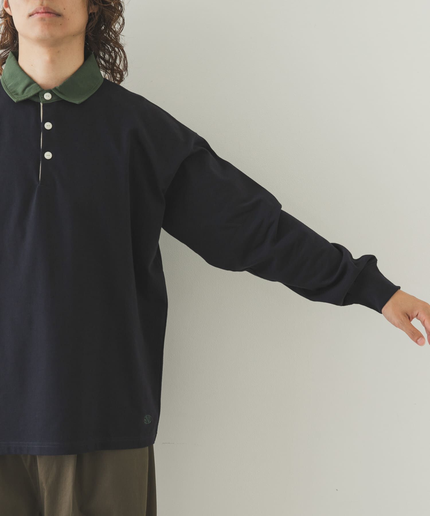 Sonny Label 「ラグビーカラーロングスリーブシャツ」|Tシャツ・カットソー|