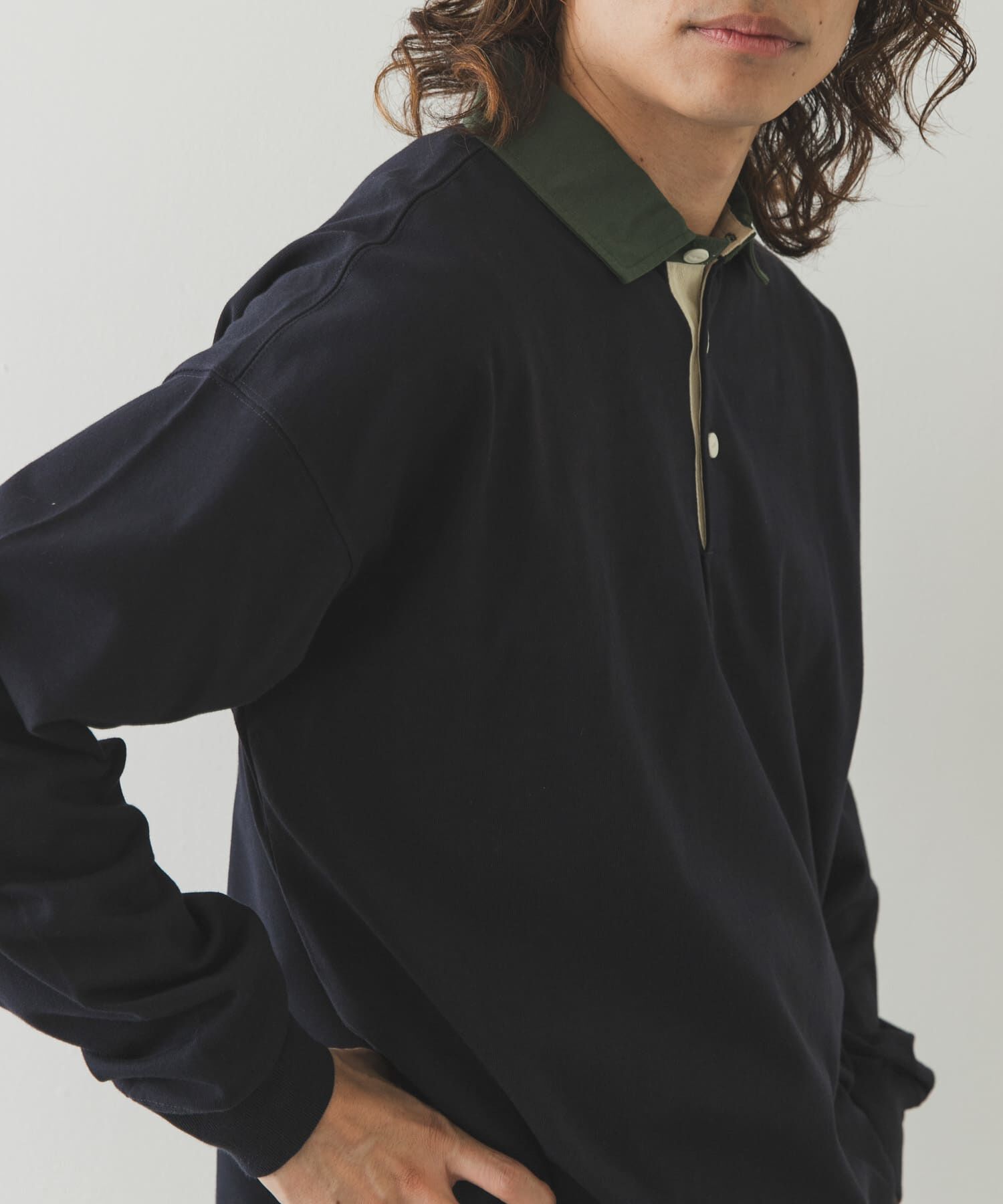 Sonny Label 「ラグビーカラーロングスリーブシャツ」|Tシャツ・カットソー|