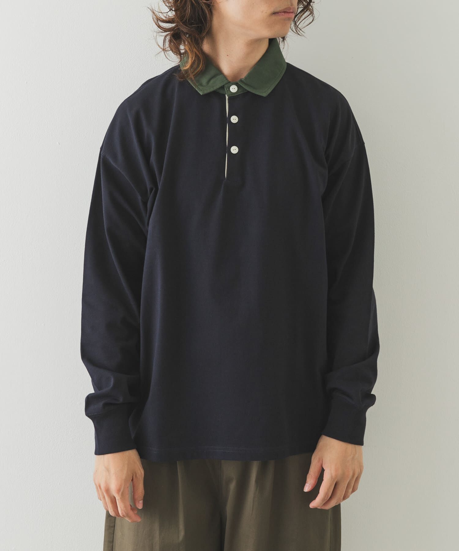 Sonny Label 「ラグビーカラーロングスリーブシャツ」|Tシャツ・カットソー|