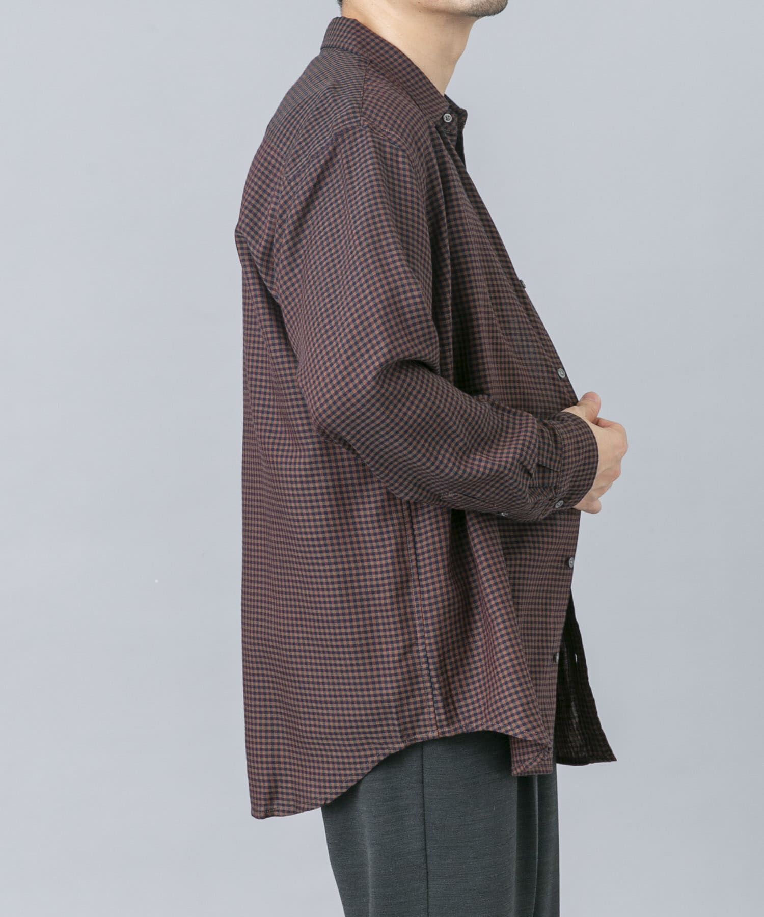 URBAN RESEARCH ROSSO「アーバンリラックスウールシャツ」|シャツ・ブラウス|
