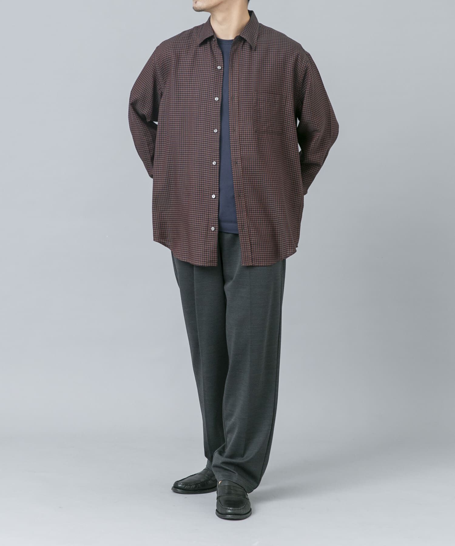 URBAN RESEARCH ROSSO「アーバンリラックスウールシャツ」|シャツ・ブラウス|