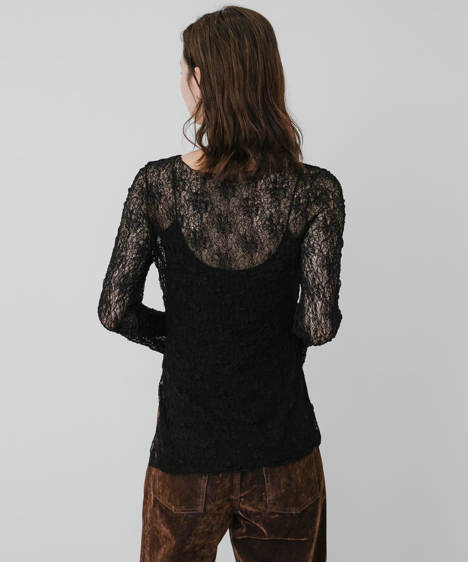 SENSE OF PLACE by URBAN RESEARCH「シアーレースカットトップ」|Tシャツ・カットソー|