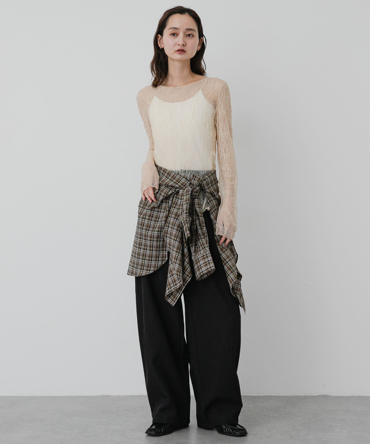 SENSE OF PLACE by URBAN RESEARCH「シアーレースカットトップ」|Tシャツ・カットソー|