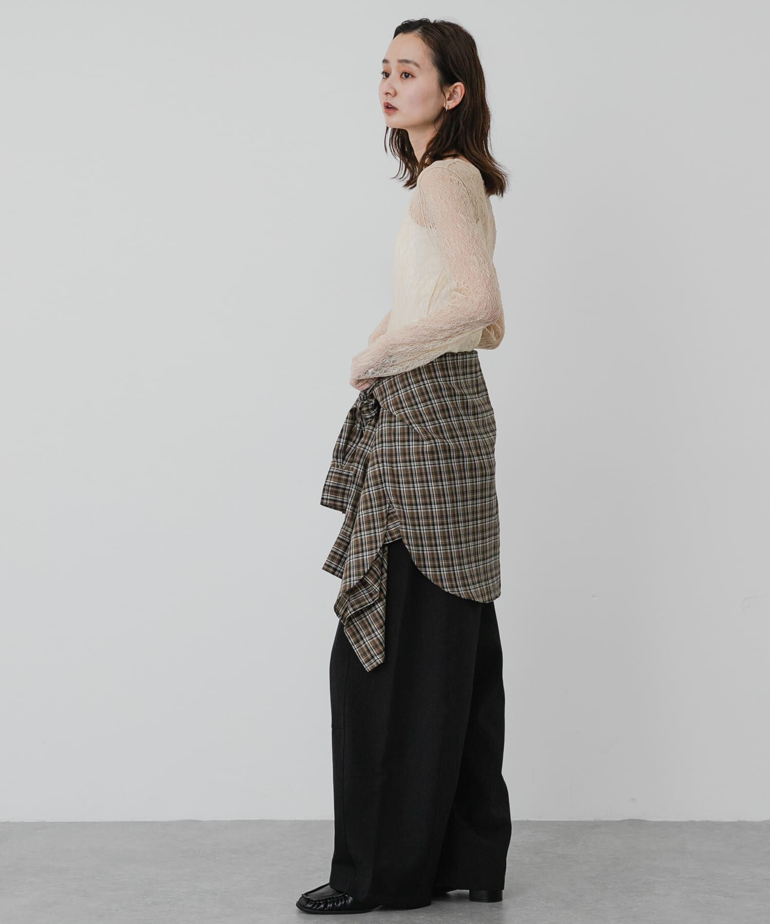 SENSE OF PLACE by URBAN RESEARCH「シアーレースカットトップ」|Tシャツ・カットソー|