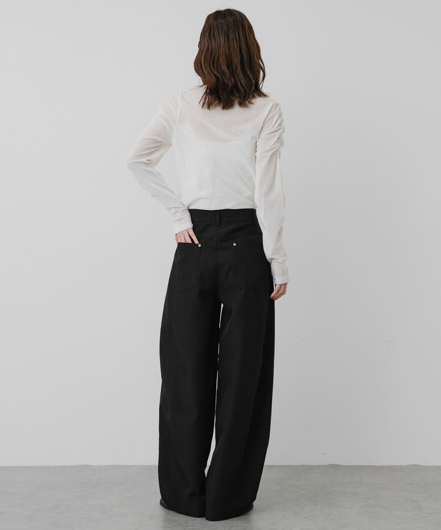 SENSE OF PLACE by URBAN RESEARCH「『WEB/一部店舗限定』シアーベロアシャーリングトップ」|Tシャツ・カットソー|