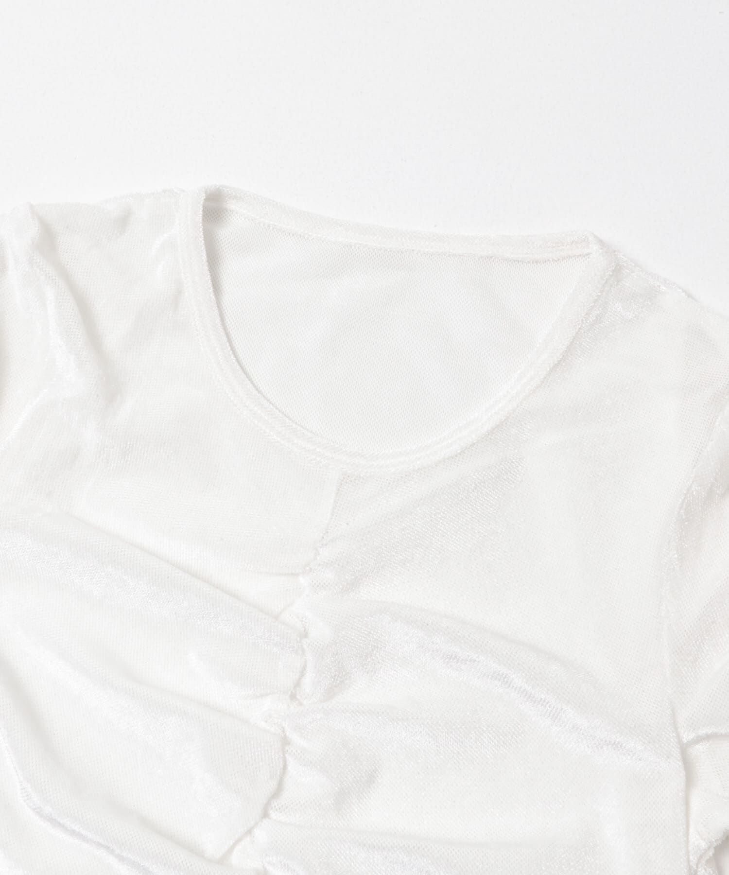 SENSE OF PLACE by URBAN RESEARCH「『WEB/一部店舗限定』シアーベロアシャーリングトップ」|Tシャツ・カットソー|
