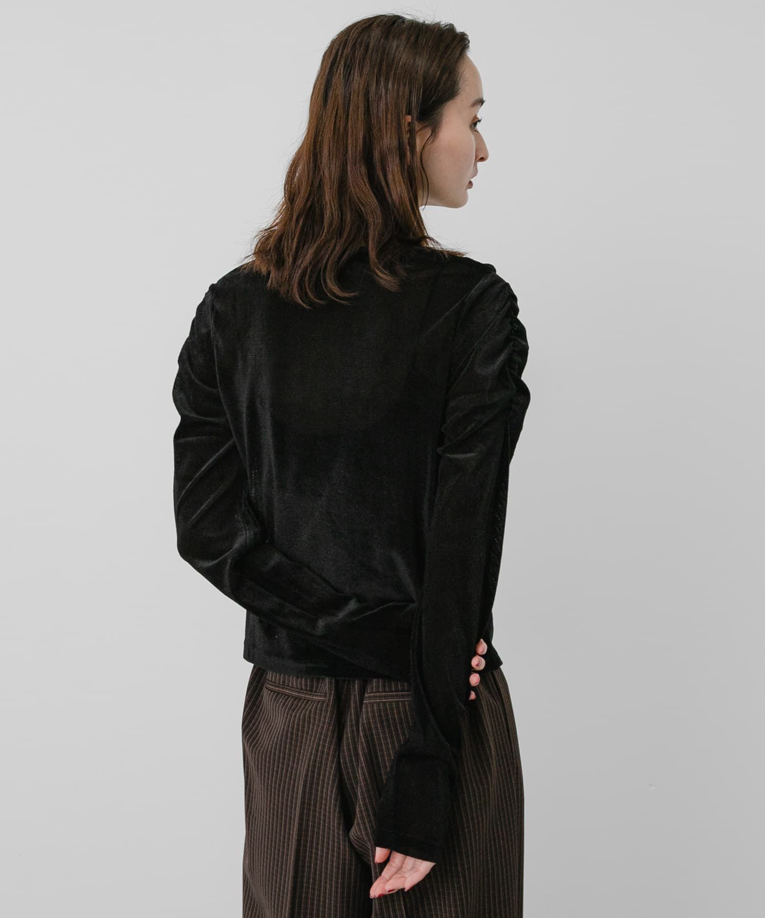 SENSE OF PLACE by URBAN RESEARCH「『WEB/一部店舗限定』シアーベロアシャーリングトップ」|Tシャツ・カットソー|