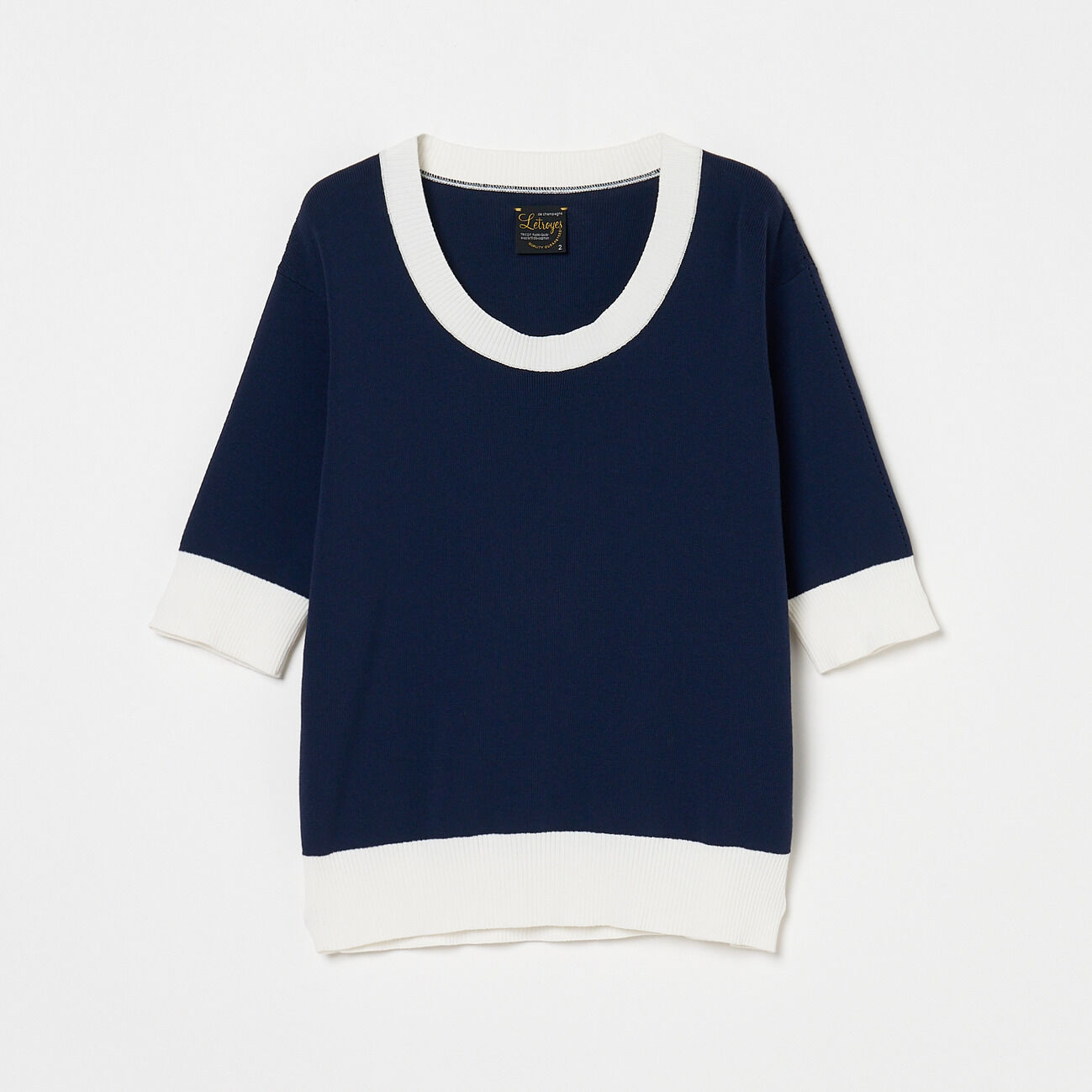  「Letroyes MIREILLE」|ニット・セーター|ネイビー