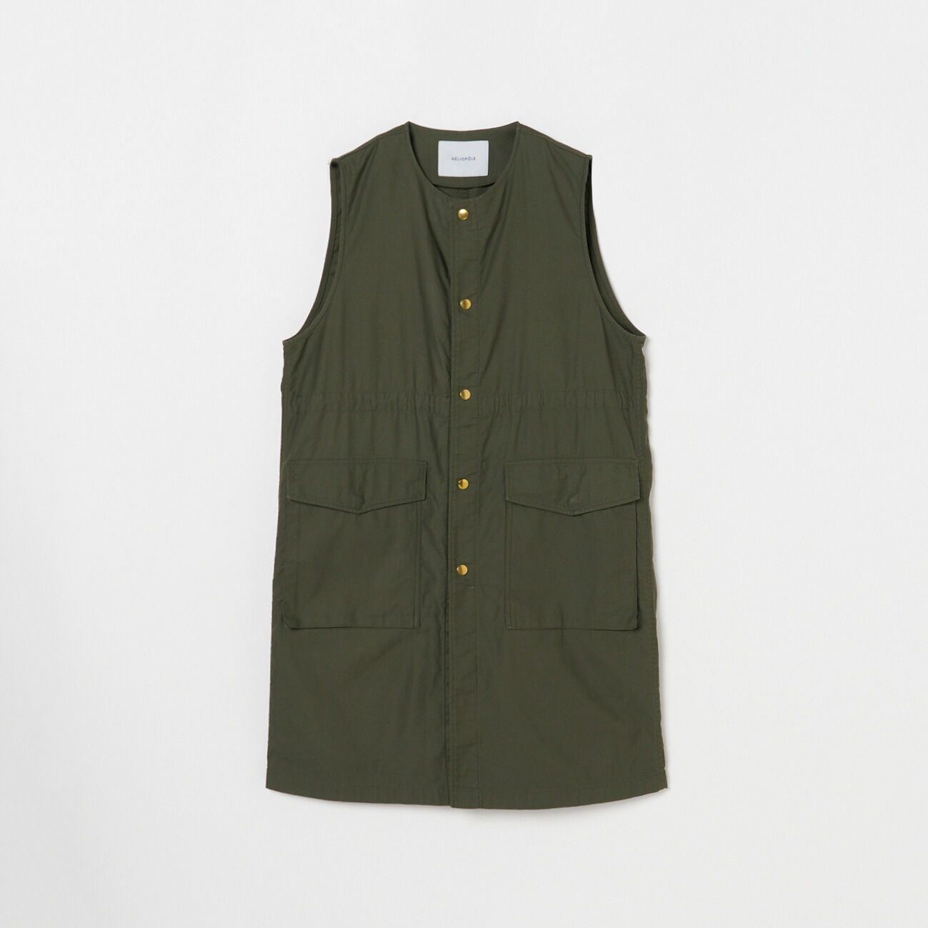 HELIOPOLE「HELIOPOLE MILITARY GILET」|ベスト・ジレ|オリーブ