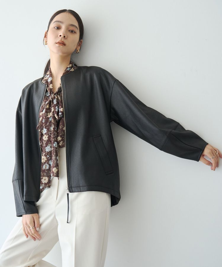 YECCA VECCA「フラワー柄シアーボウタイブラウス」|シャツ・ブラウス|