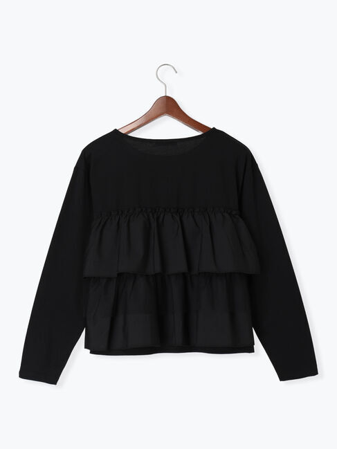 Te chichi「フリルドッキングロンT」|Tシャツ・カットソー|