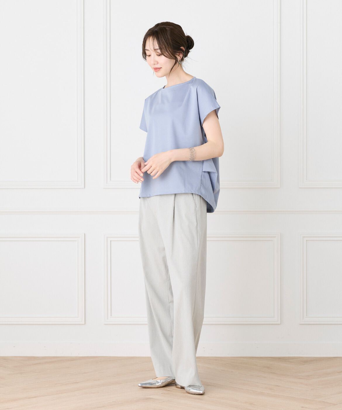 7-IDconcept.「バックロングサイドタックプルオーバー《日本製》」|Tシャツ・カットソー|