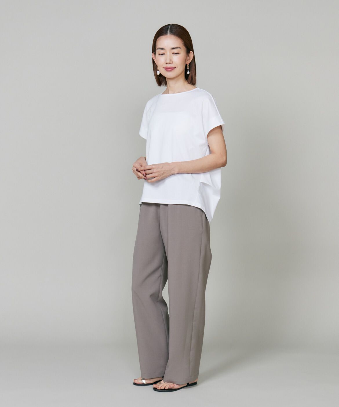 7-IDconcept.「バックロングサイドタックプルオーバー《日本製》」|Tシャツ・カットソー|