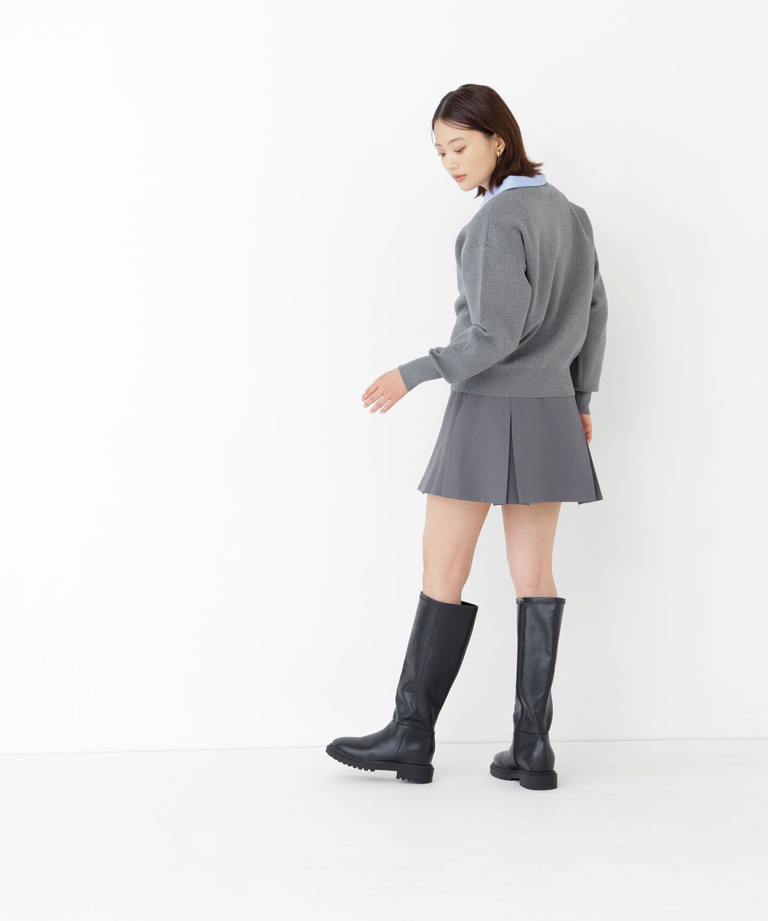  「ダブルジャガードロゴニット」|ニット・セーター|