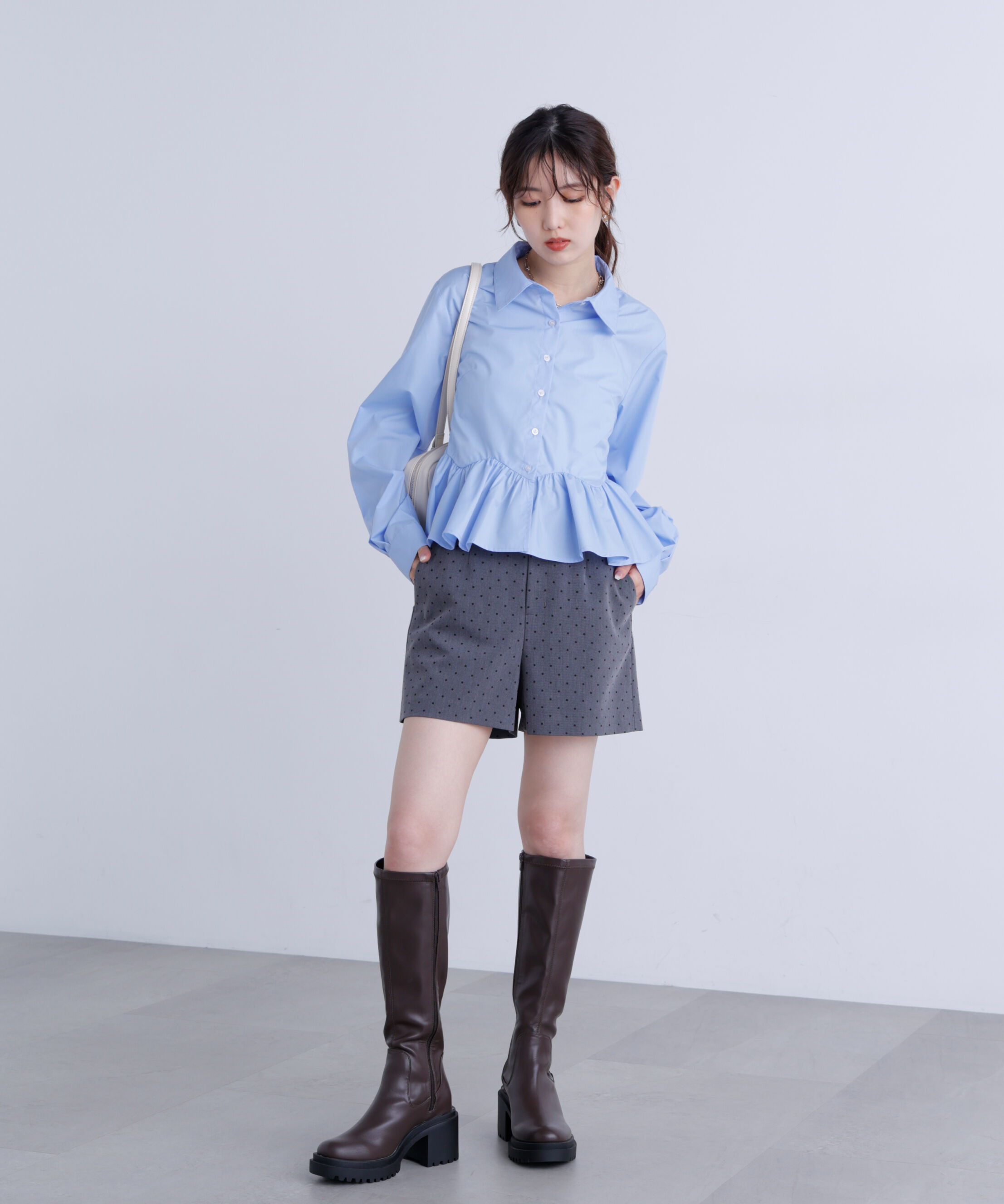  「〈セットアップ対応〉ハイウエストショートパンツ」|その他|