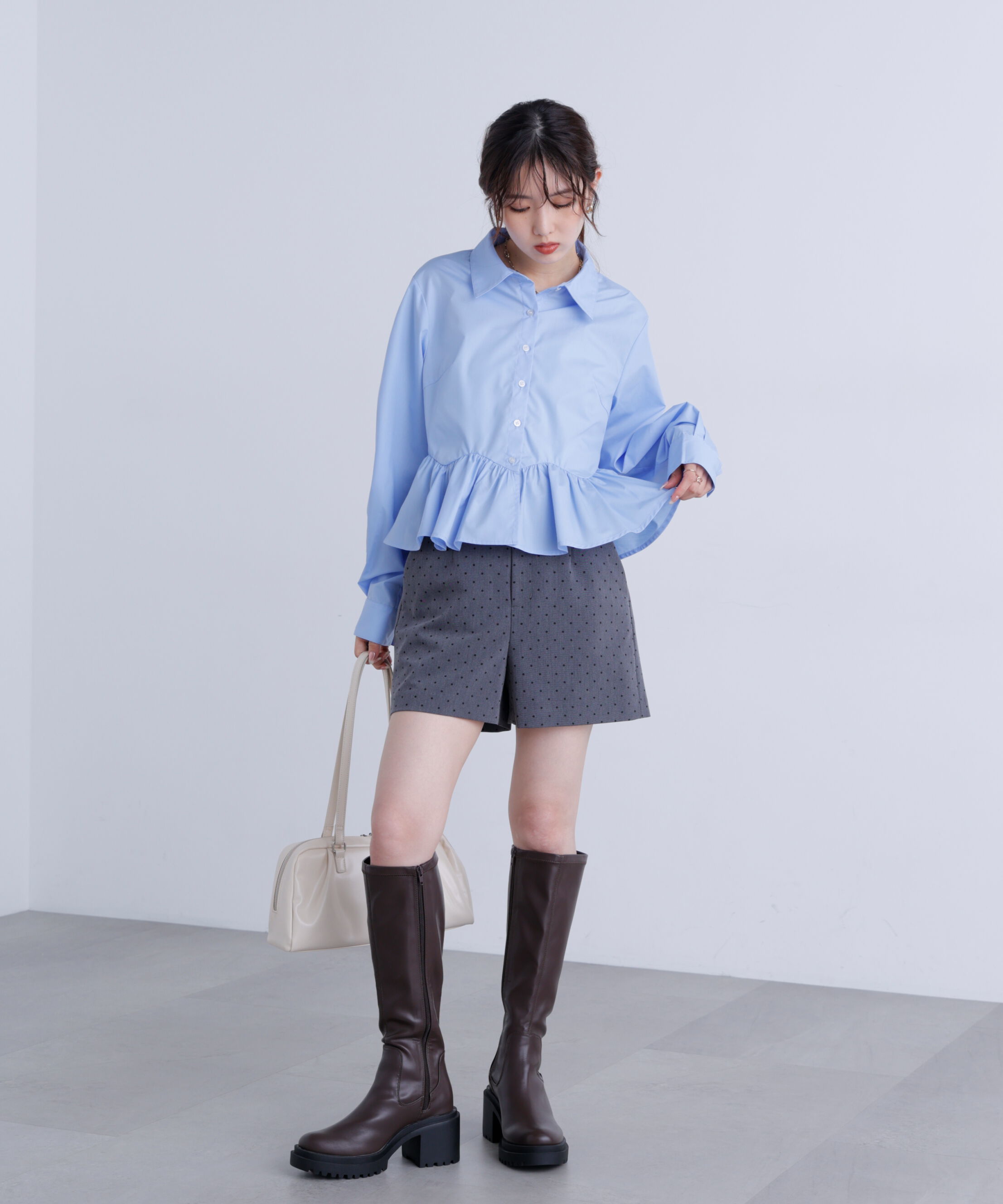  「〈セットアップ対応〉ハイウエストショートパンツ」|その他|