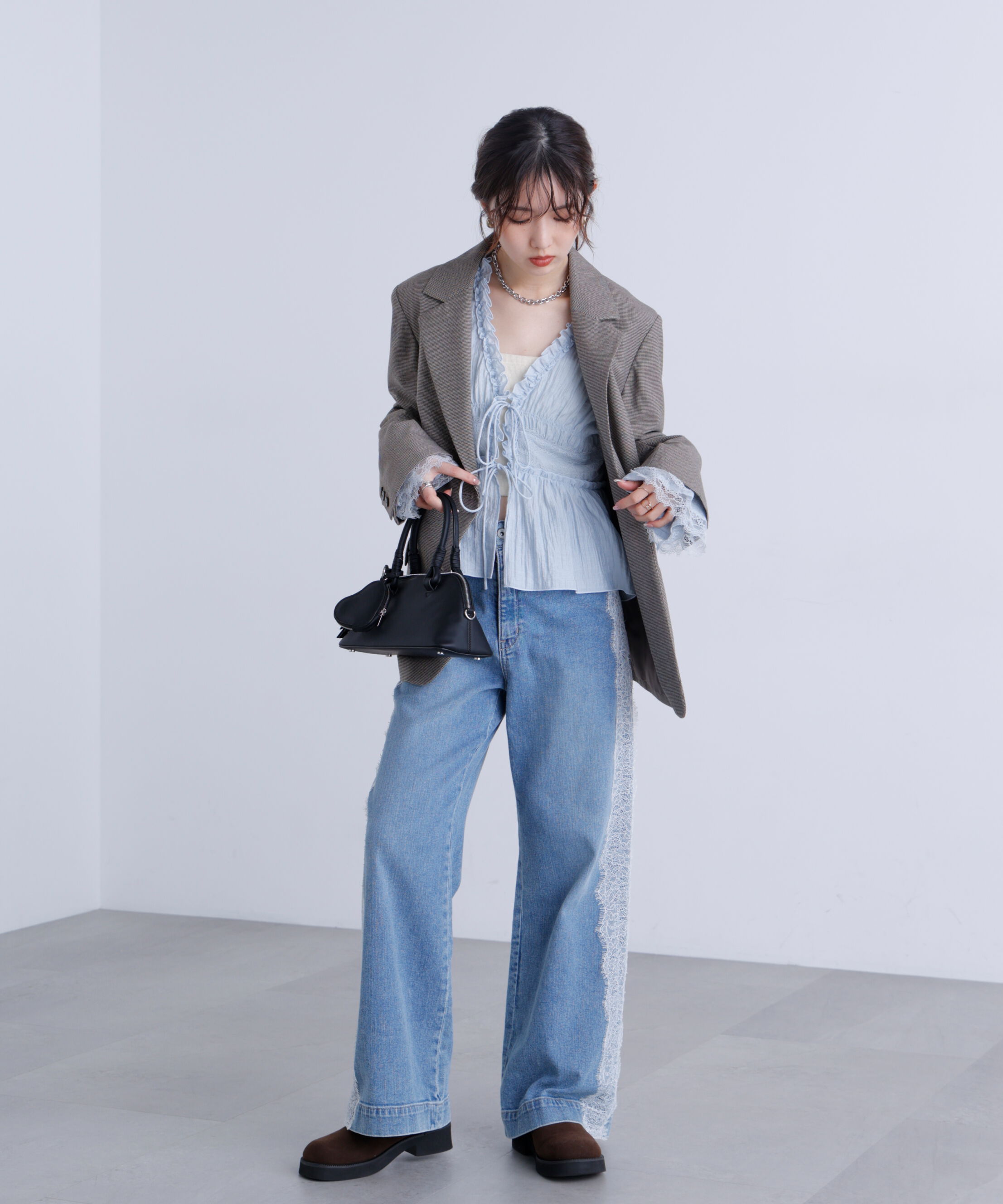  「〈セットアップ対応〉オーバーサイズシングルジャケット」|その他|