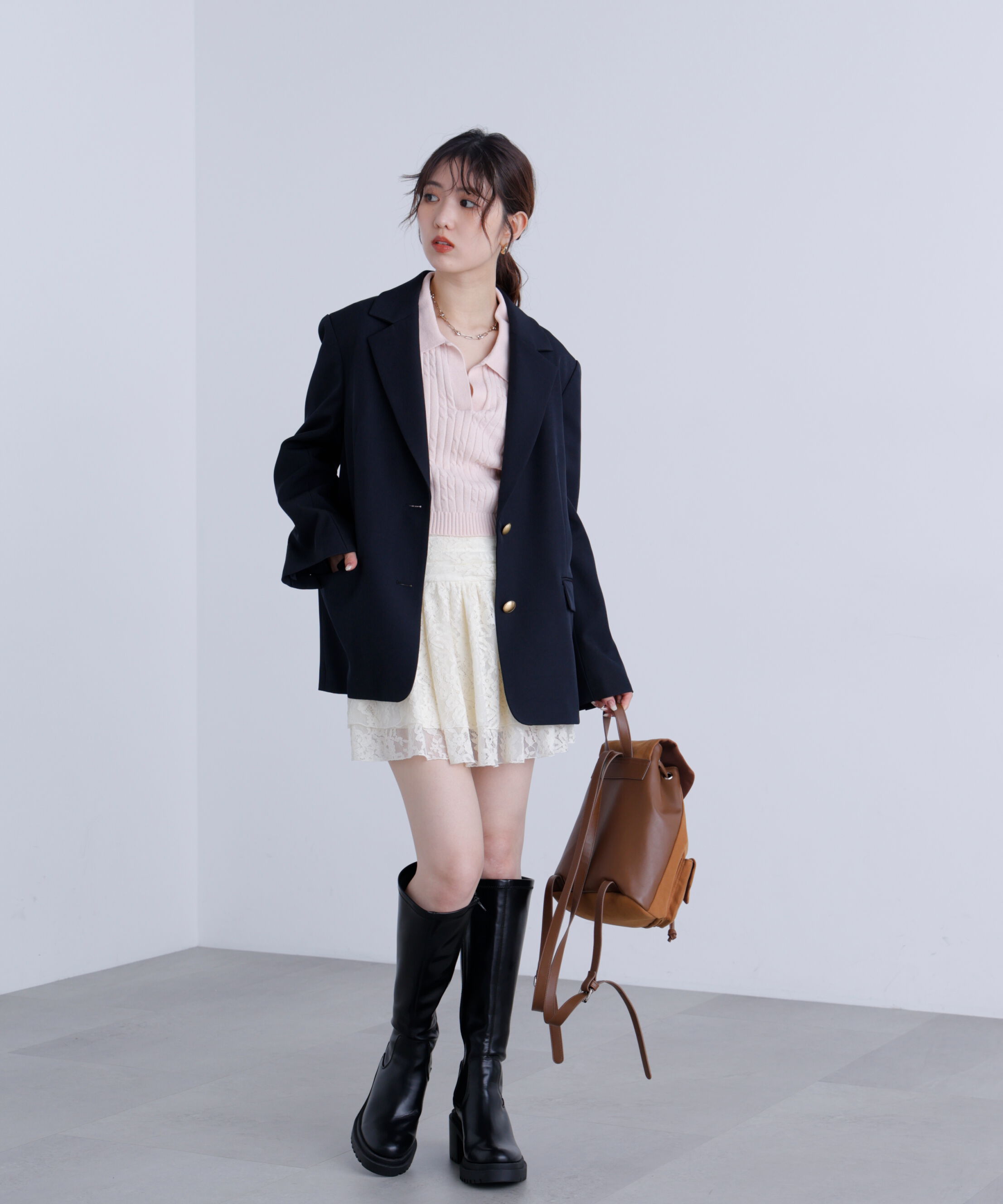  「〈セットアップ対応〉オーバーサイズシングルジャケット」|その他|