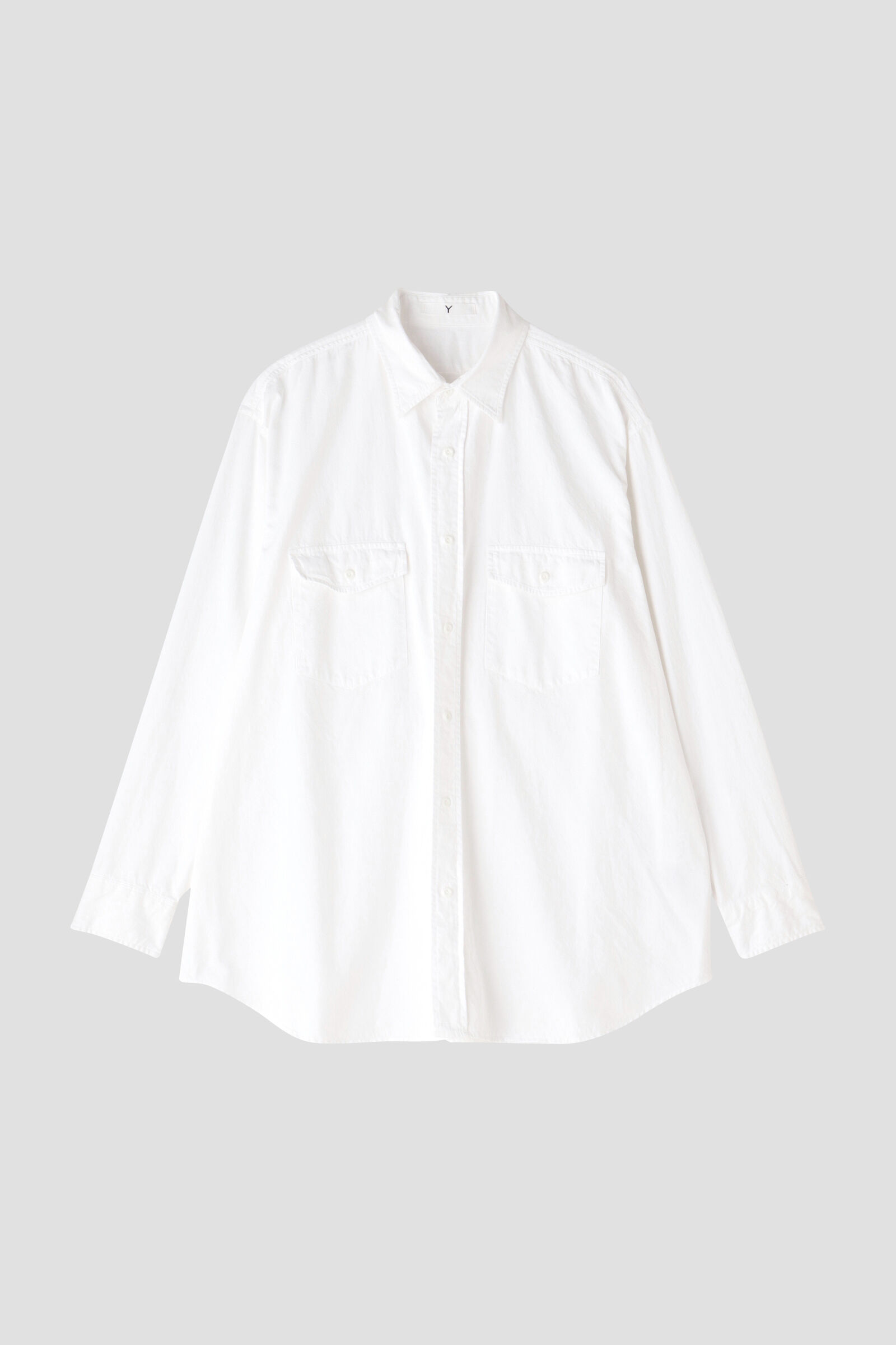 YLEVE 「Ｙ / ORGANIC COTTON HIGH DENSITY SATIN SHIRT」|シャツ・ブラウス|