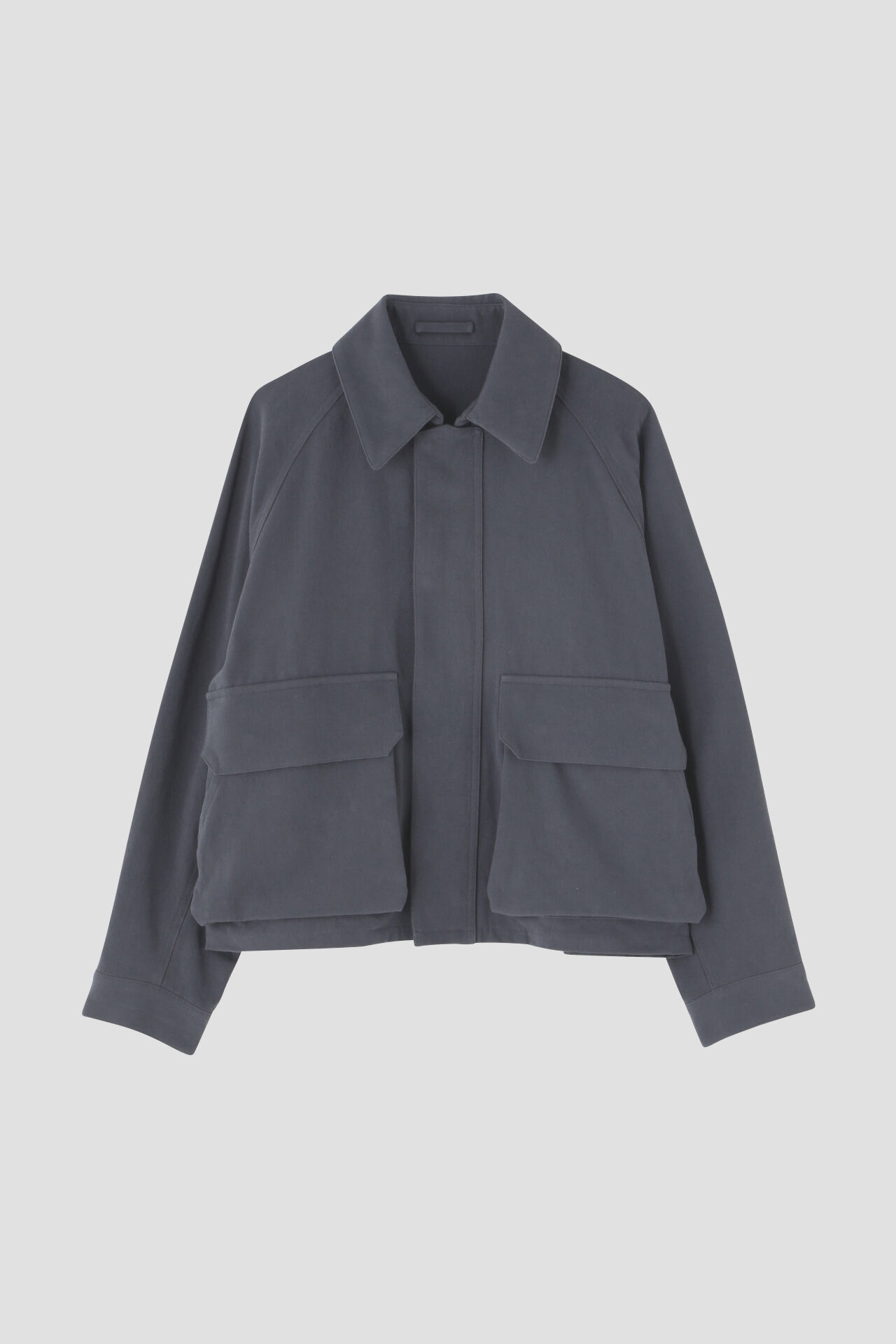 YLEVE 「YLEVE / COTTON LINEN TWILL BZ」|ブルゾン・スタジャン|グレー