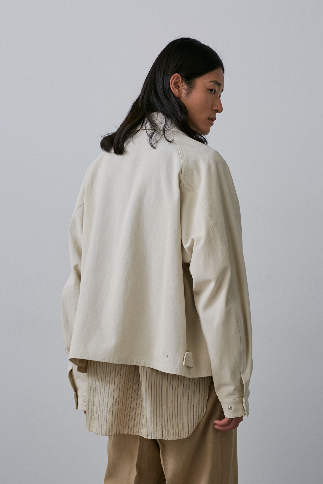 YLEVE 「YLEVE / COTTON LINEN TWILL BZ」|ブルゾン・スタジャン|
