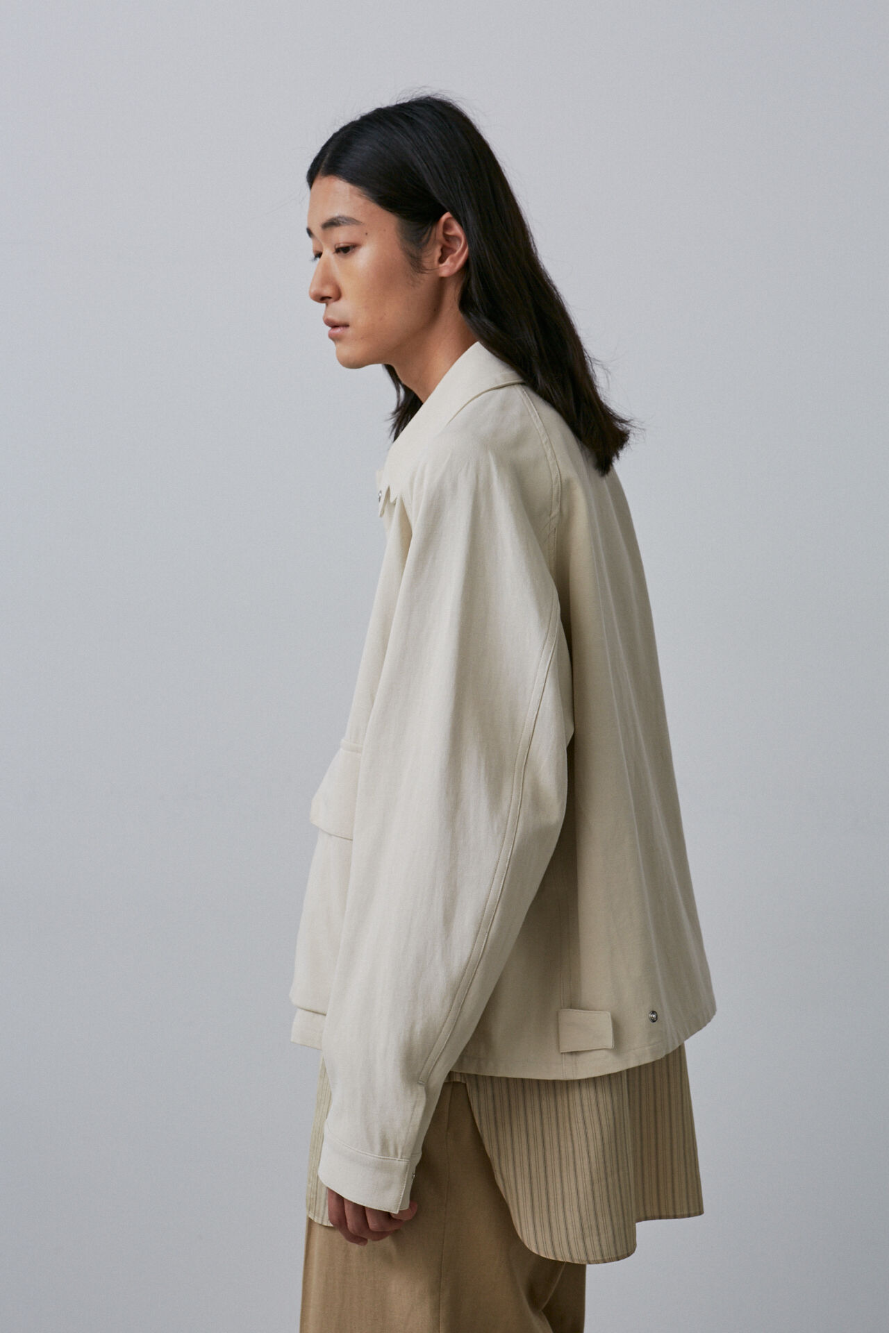 YLEVE 「YLEVE / COTTON LINEN TWILL BZ」|ブルゾン・スタジャン|