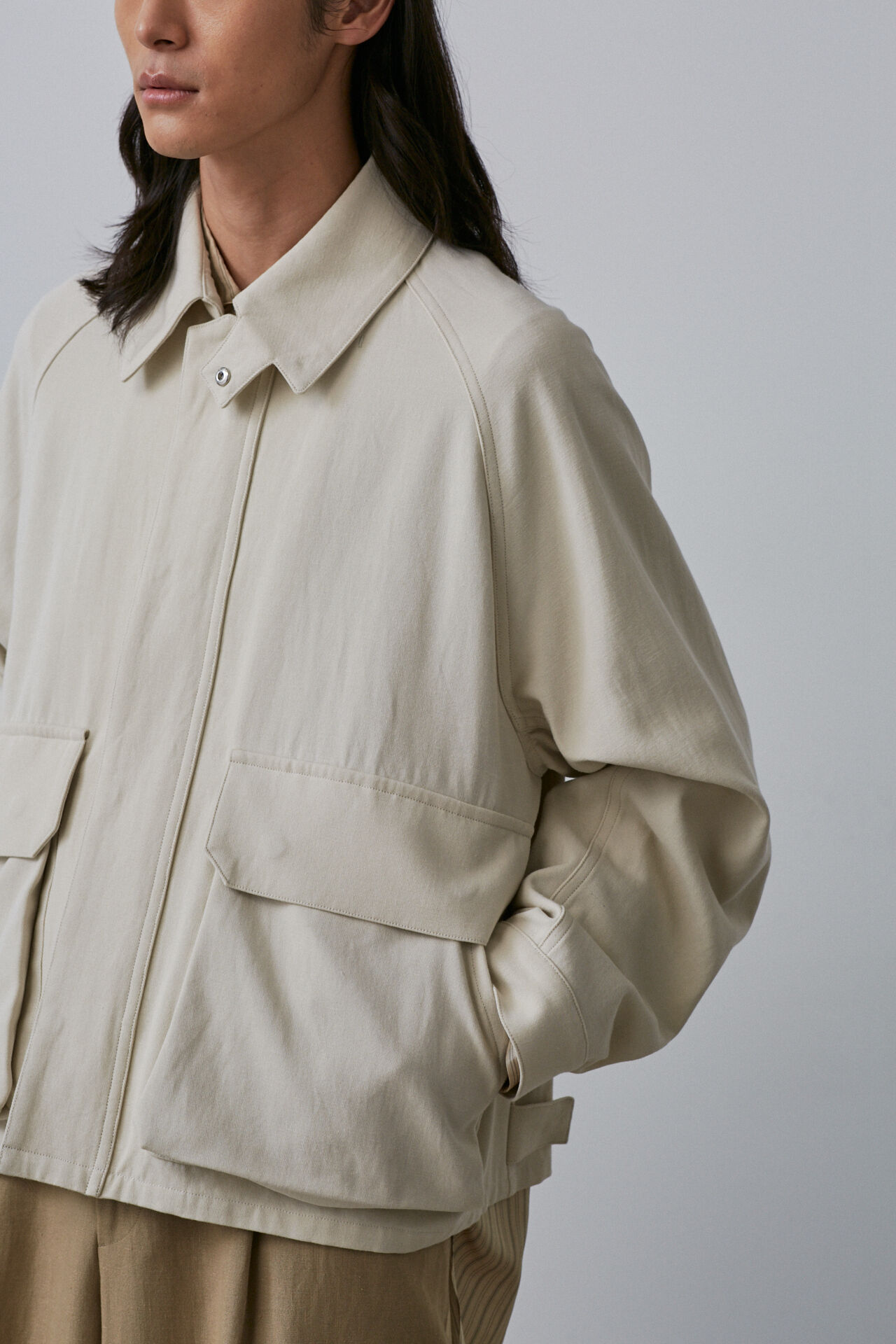 YLEVE 「YLEVE / COTTON LINEN TWILL BZ」|ブルゾン・スタジャン|