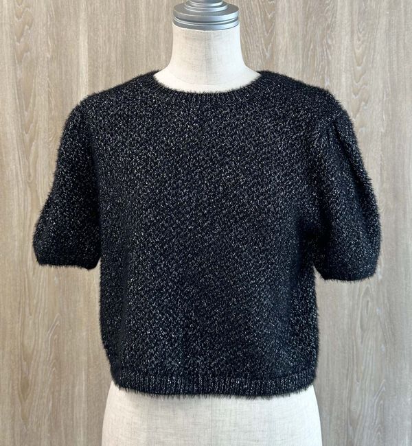archives「ラメメッシュフェザーパフスリニット」|ニット・セーター|