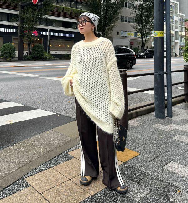 archives「＜Ｌｔｄ．＞ＯＶＥＲ　ＭＥＳＨ　ＫＮＩＴ」|ニット・セーター|