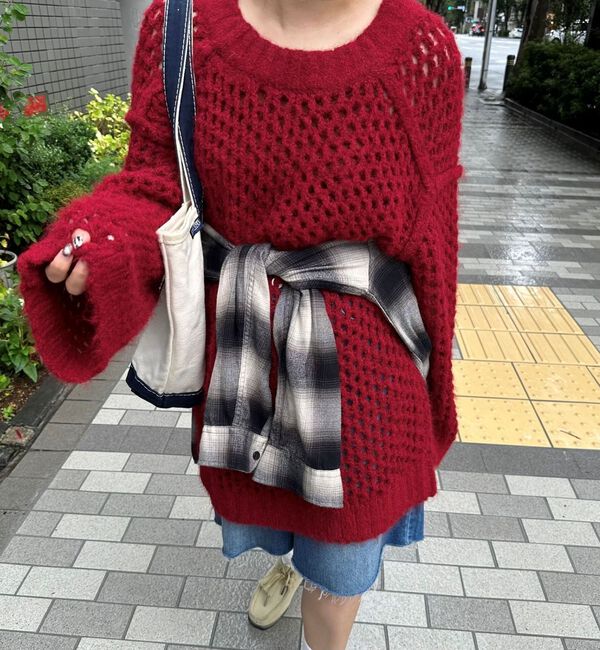 archives「＜Ｌｔｄ．＞ＯＶＥＲ　ＭＥＳＨ　ＫＮＩＴ」|ニット・セーター|