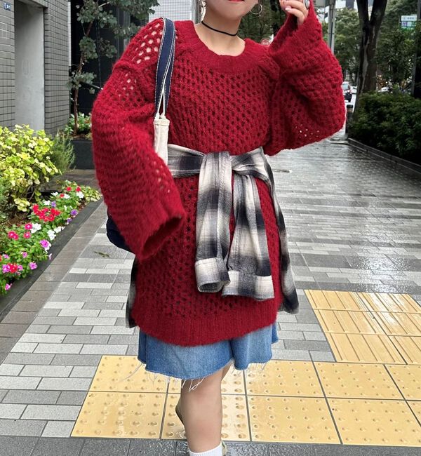 archives「＜Ｌｔｄ．＞ＯＶＥＲ　ＭＥＳＨ　ＫＮＩＴ」|ニット・セーター|