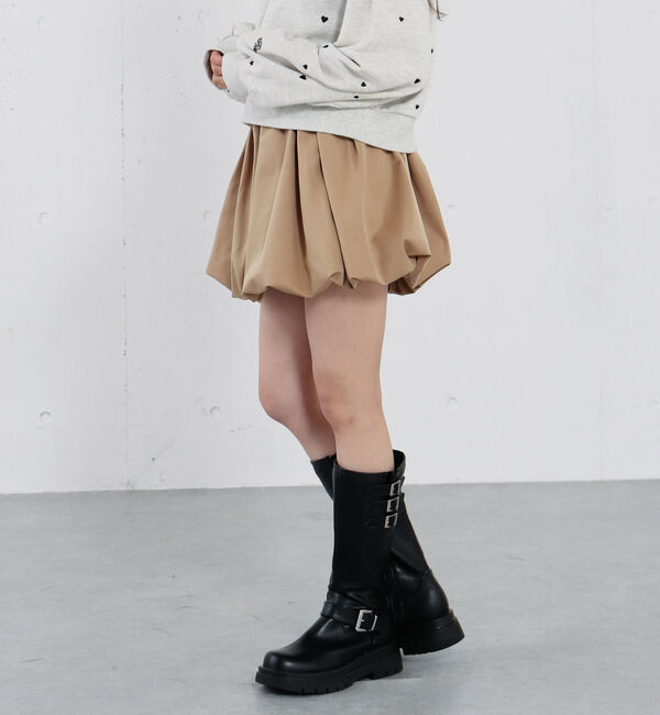 archives「ベルト付きバルーンミニスカート」|スカート|