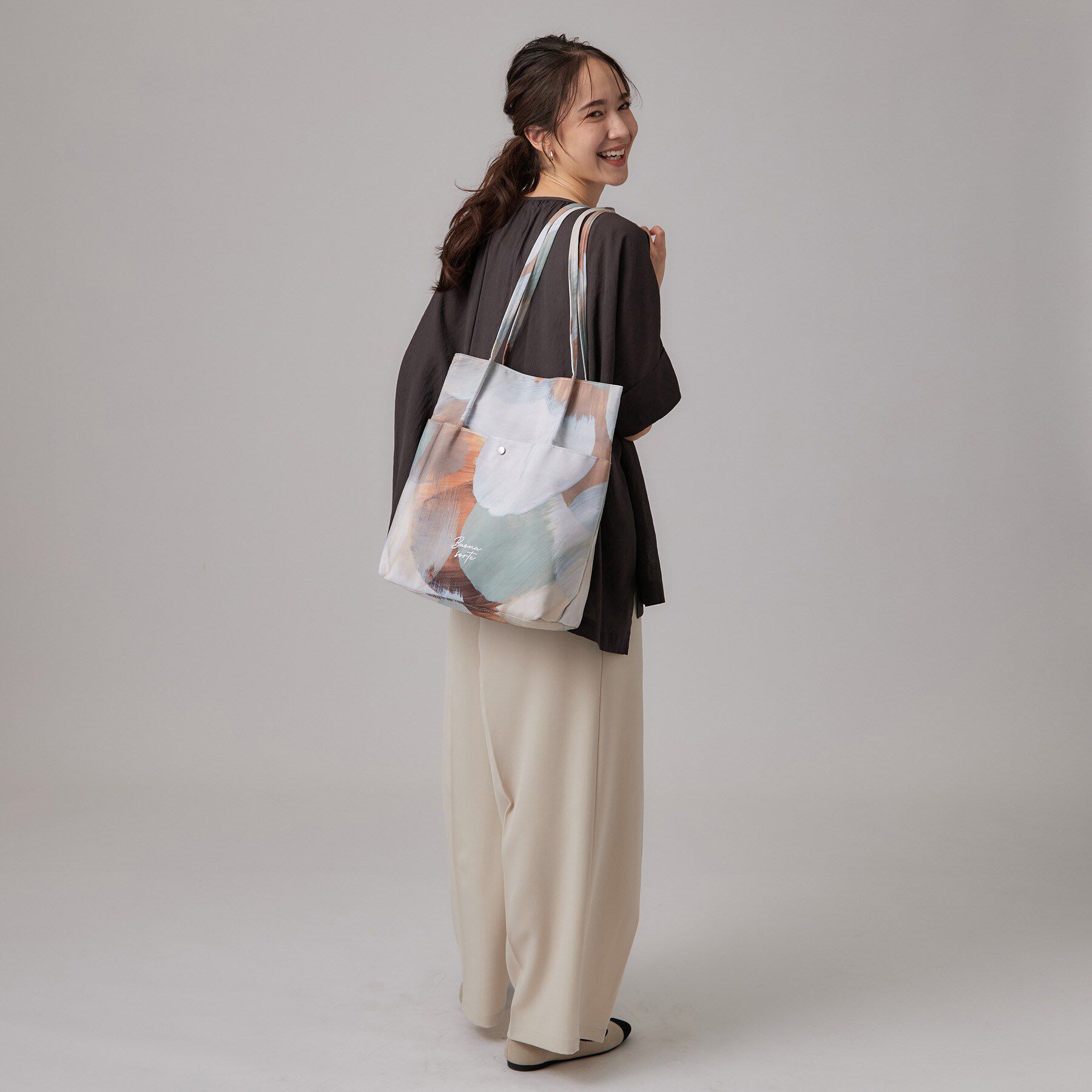 SHOO･LA･RUE「アソートプリントトートバッグ」|トートバッグ|