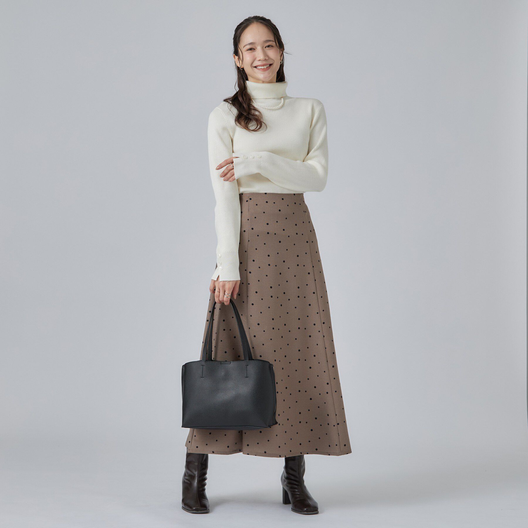 SHOO･LA･RUE「【軽量】サイド配色トートバッグ」|トートバッグ|