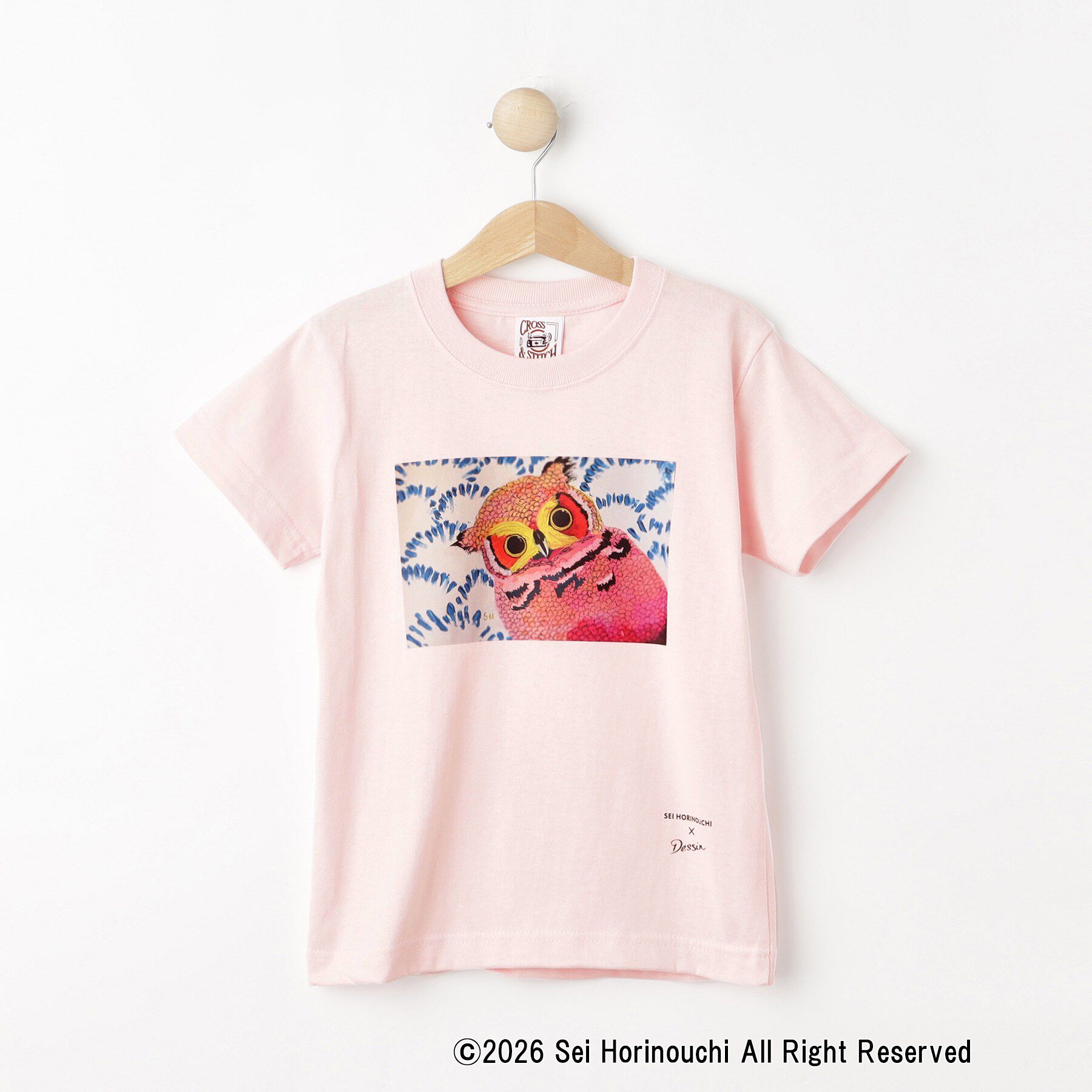 Dessin「Sei Horinouchi&times;Dessin Tシャツ」|Tシャツ・カットソー|ライトピンク(070
