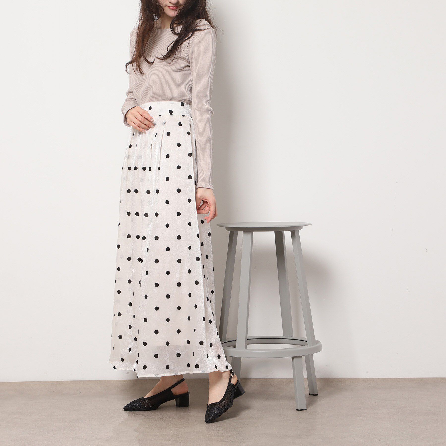 ESPERANZA「ラメチュールバックストラップパンプス」|パンプス|