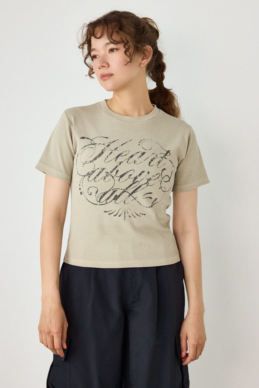 RODEO CROWNS「スパンリブピグメントTシャツ」|Tシャツ・カットソー|BEG