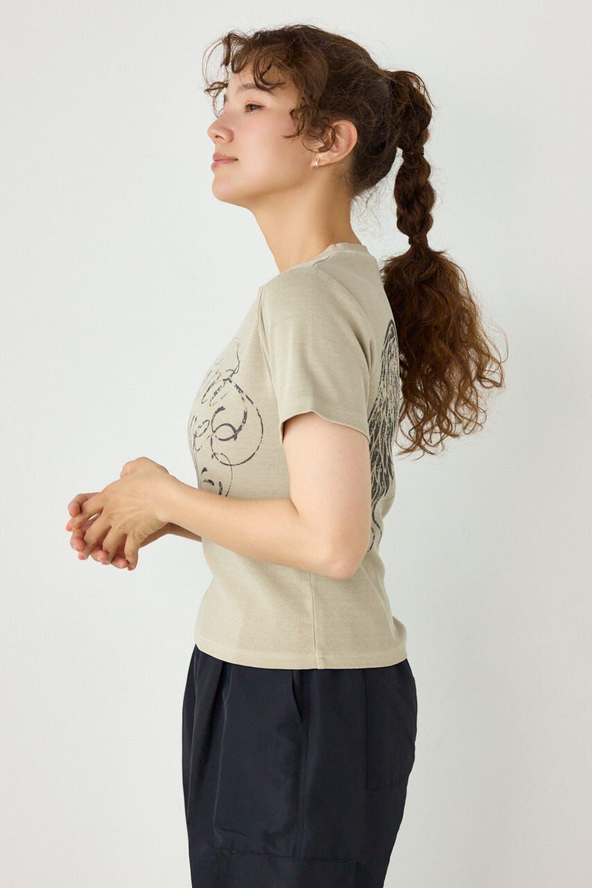 RODEO CROWNS「スパンリブピグメントTシャツ」|Tシャツ・カットソー|
