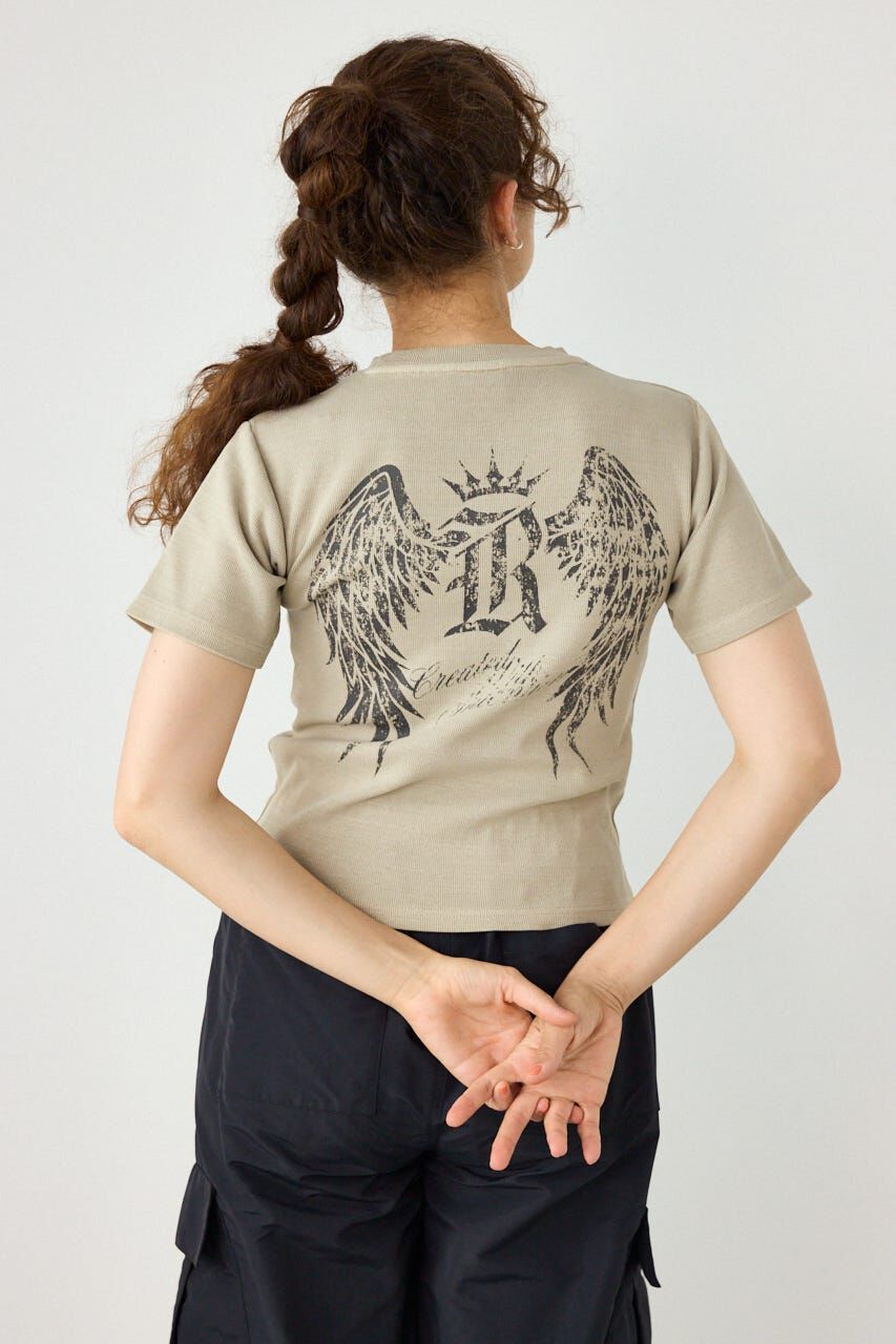 RODEO CROWNS「スパンリブピグメントTシャツ」|Tシャツ・カットソー|