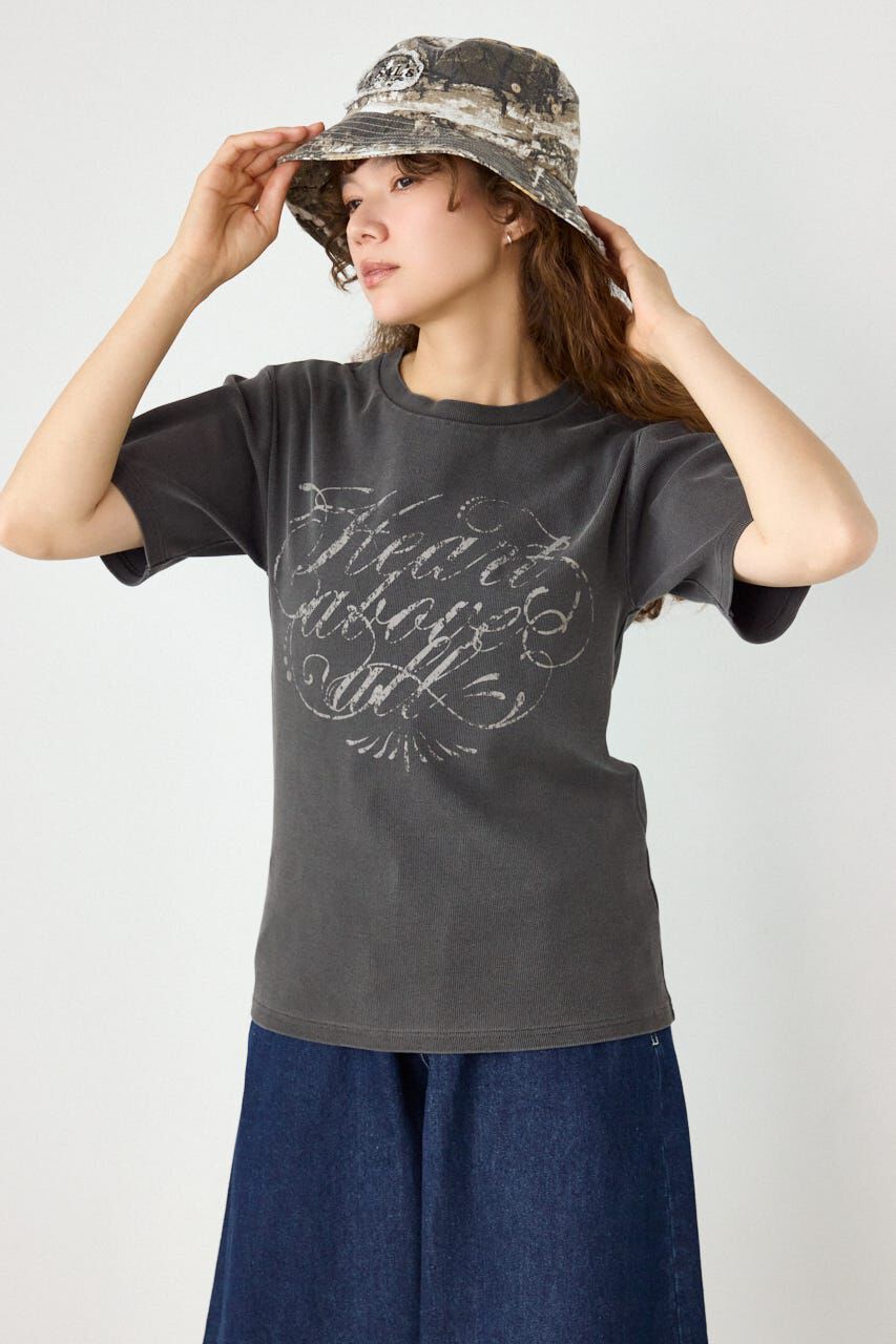 RODEO CROWNS「スパンリブピグメントTシャツ」|Tシャツ・カットソー|