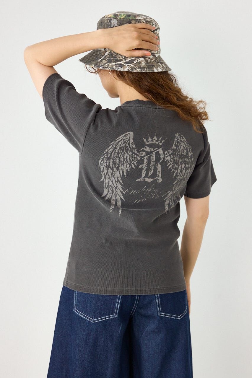 RODEO CROWNS「スパンリブピグメントTシャツ」|Tシャツ・カットソー|