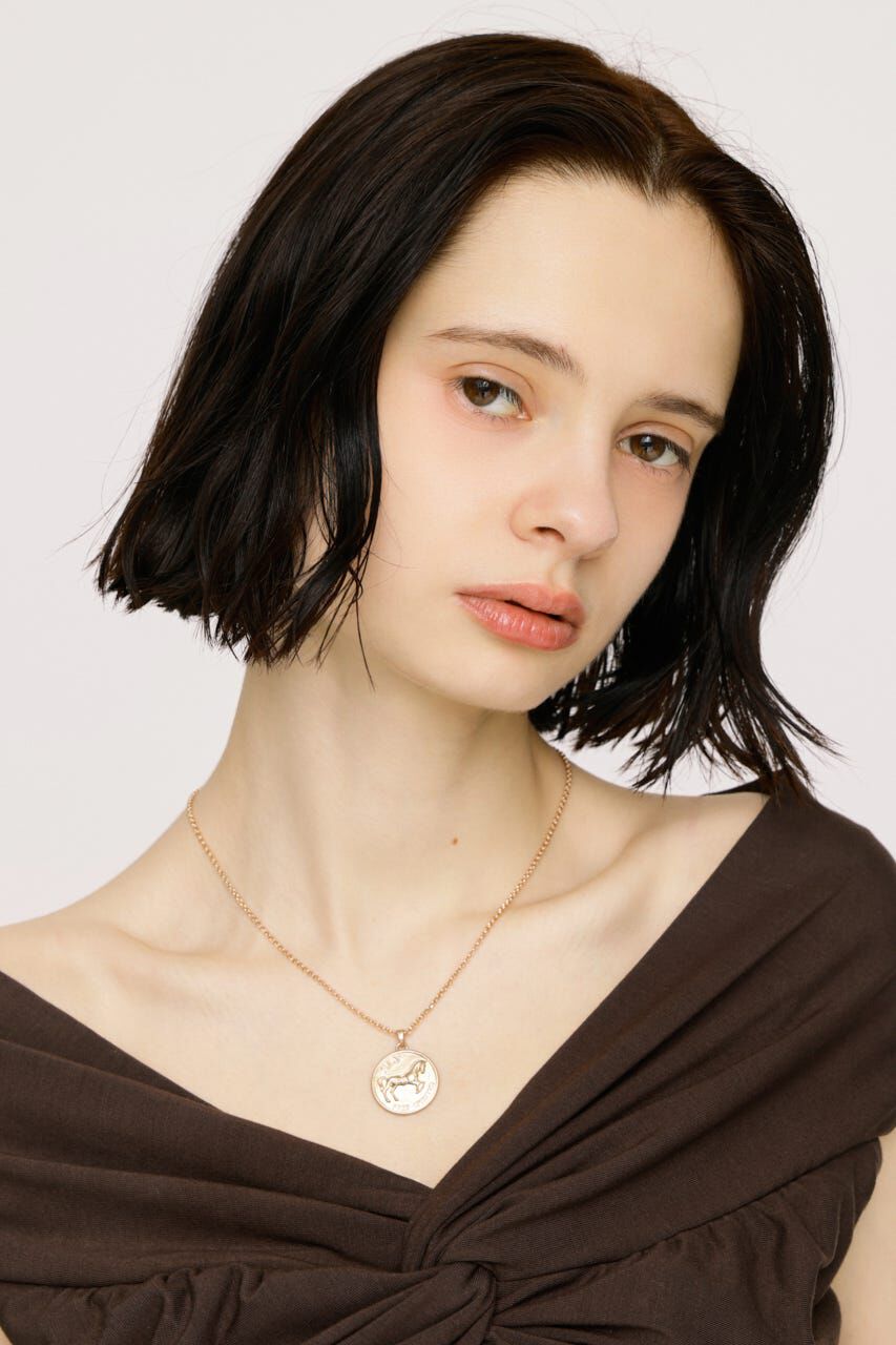 SLY「HORSE COIN CHARM ネックレス」|ネックレス|
