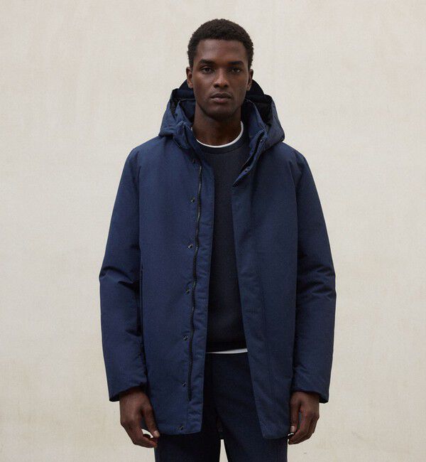 ECOALF「PARKO UTO コート / PARKOALF JACKET MAN」|ブルゾン・スタジャン|ネイビー